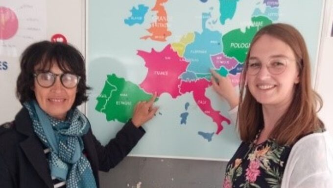 Erasmus : jobshadowing pour une professeur allemande à Jules Fil.