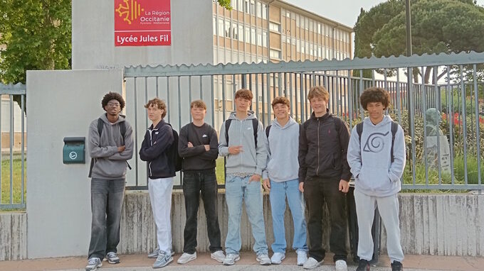 Élèves allemand et leur correspondant en Mobilité ERASMUS 