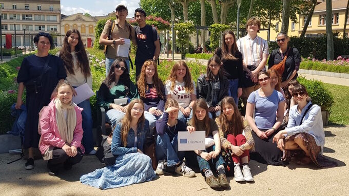 Élèves de Jules Fil en mobilité ERASMUS à Prague